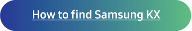 How to find Samsung KX